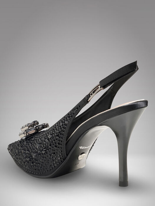 Slingpumps, BLACK, hi-res