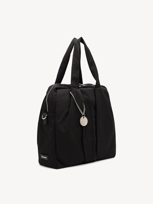 Shopping bag, black, hi-res