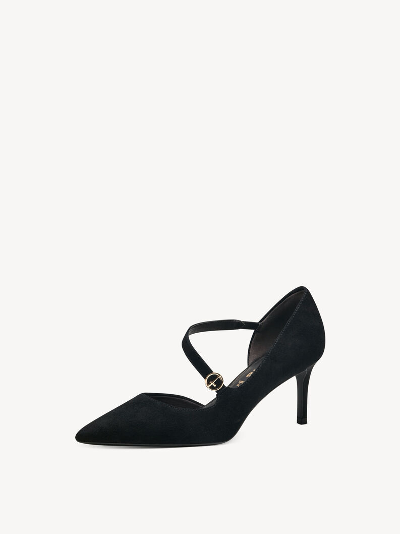 Leather Pumps - black, BLACK, hi-res