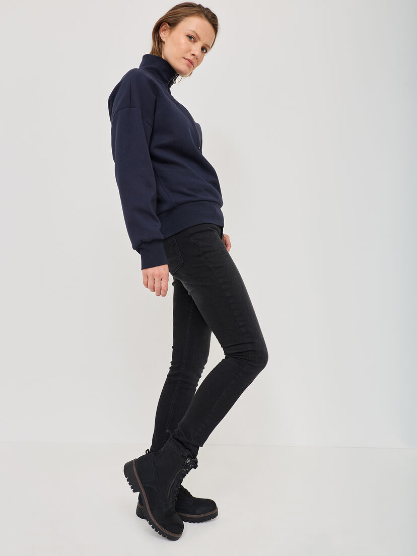 Enkellaarsje - blauw, NAVY, hi-res