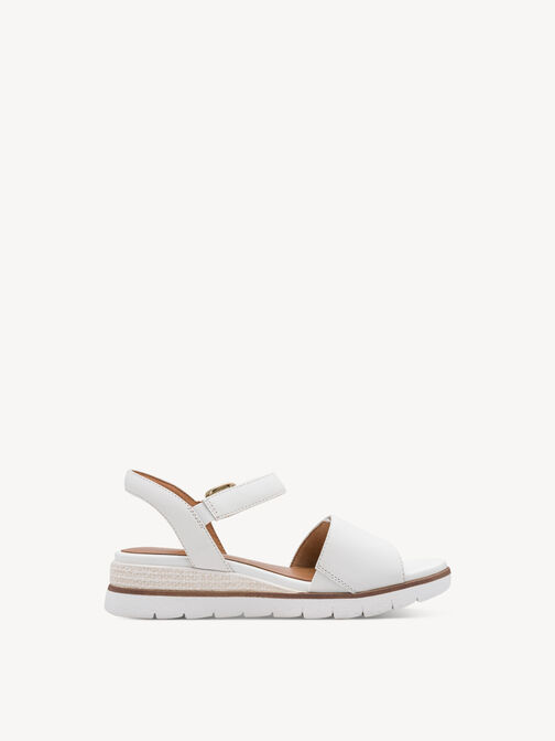 Sandale &agrave; talon, WHITE/SILVER, hi-res