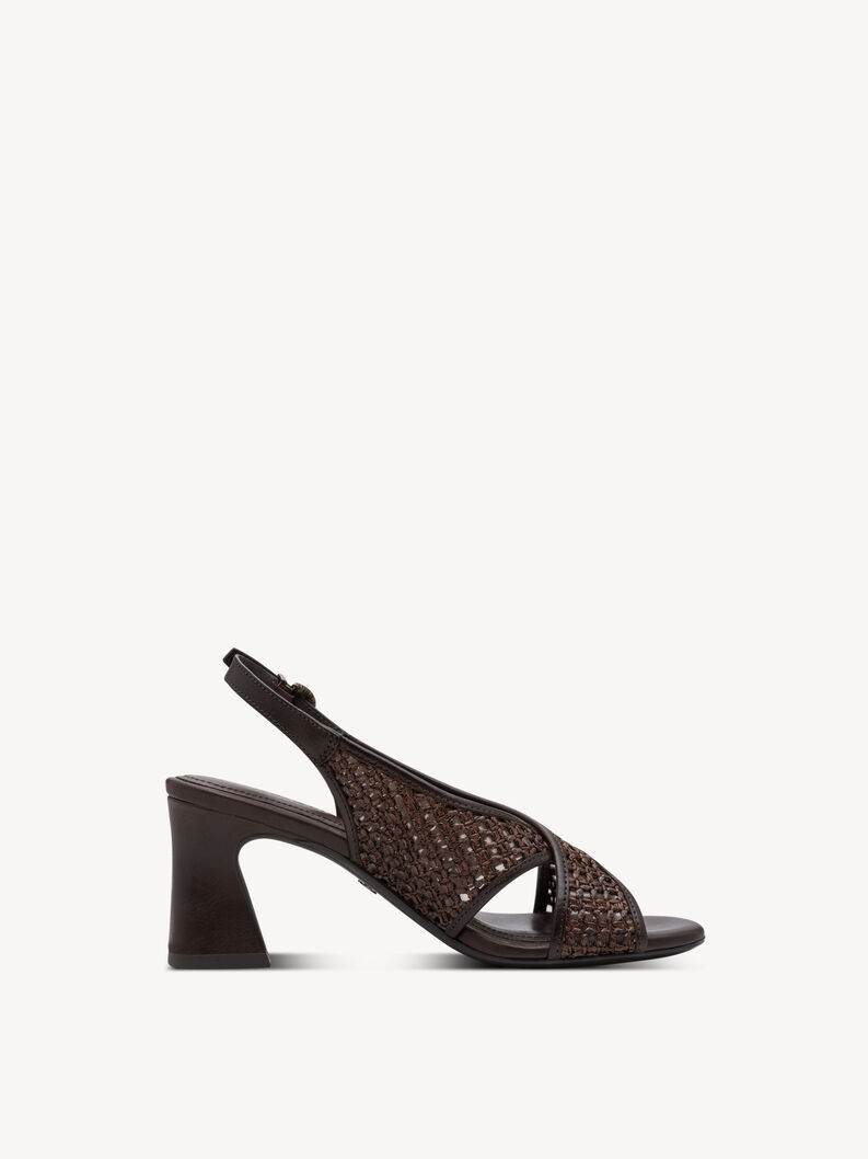 Heeled sandal - brown, 304, hi-res