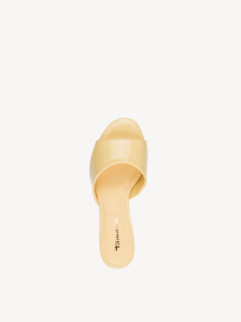 Slipper - geel, YELLOW PATENT, hi-res