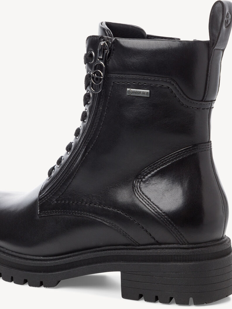 Leather Bootie Gore-Tex - black, BLACK, hi-res