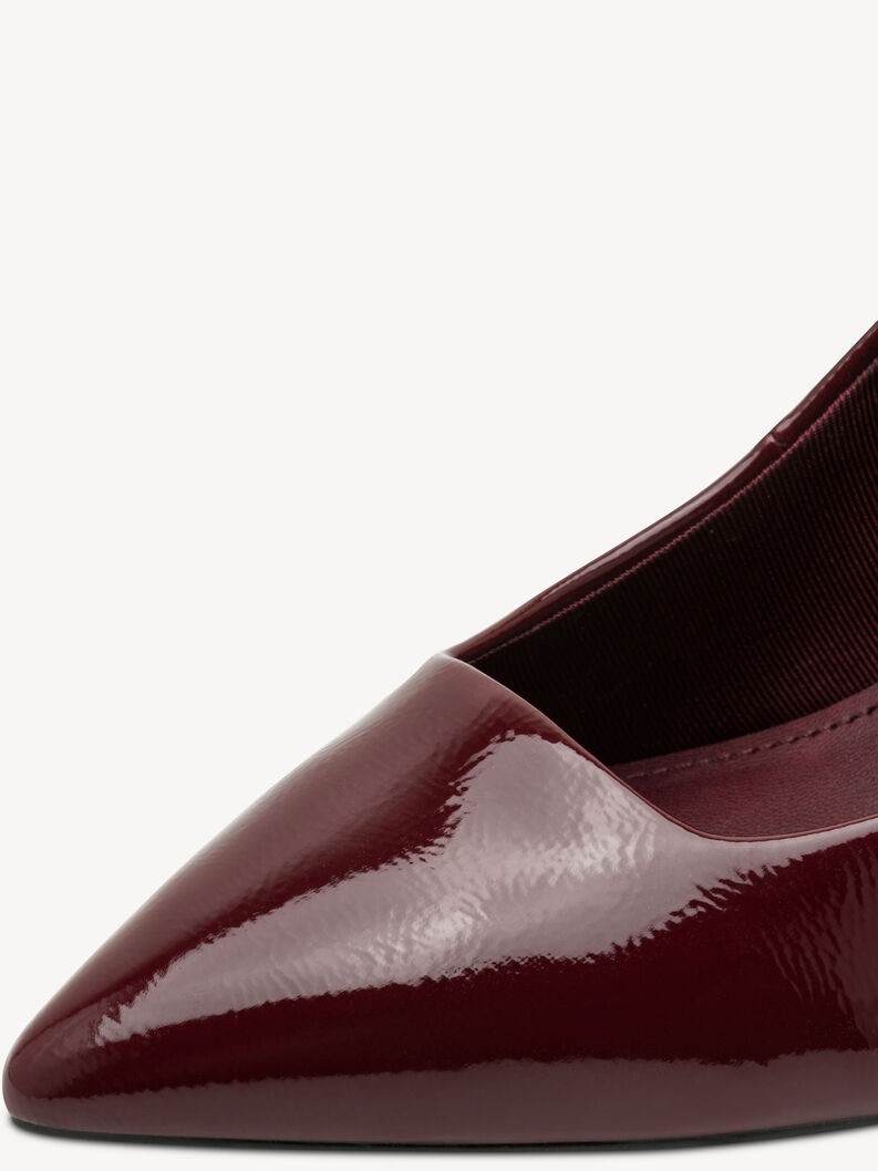 Escarpin - rouge, MERLOT PATENT, hi-res