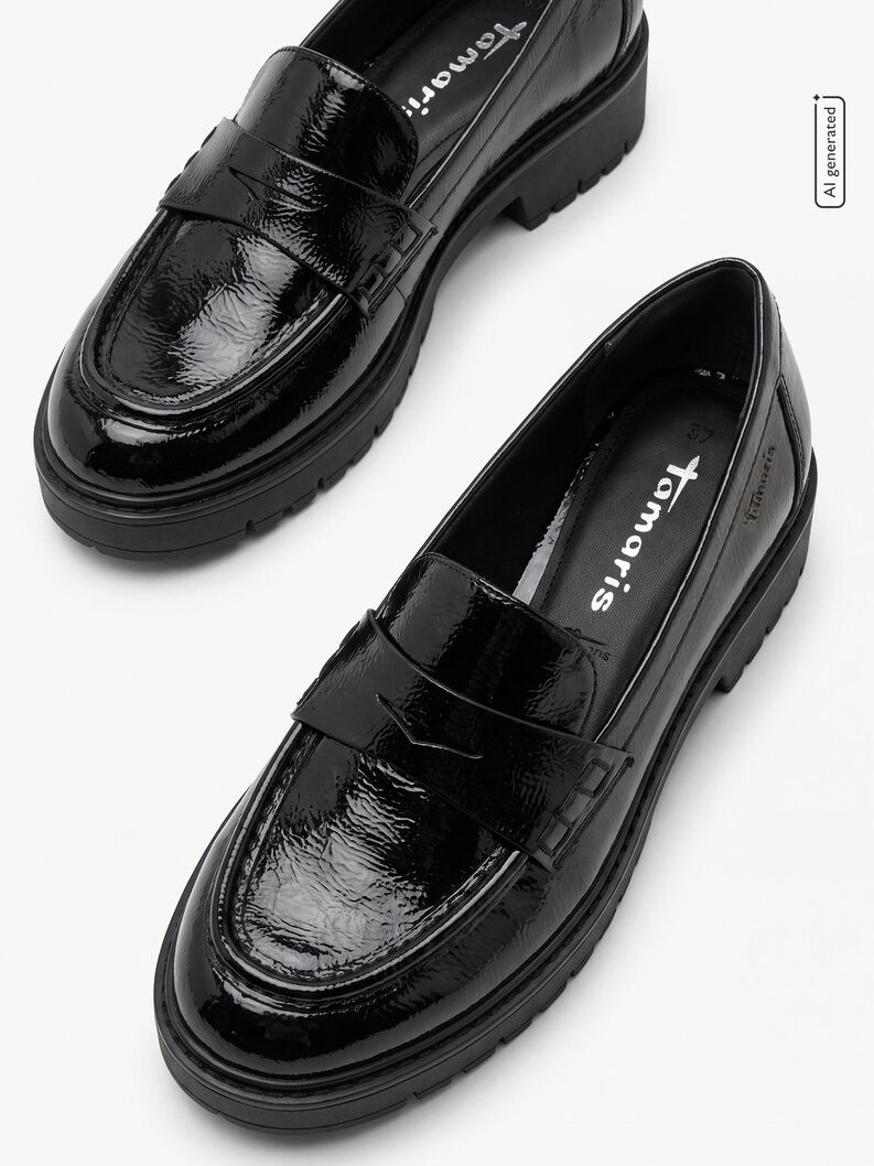 Slipper - black, BLACK, hi-res