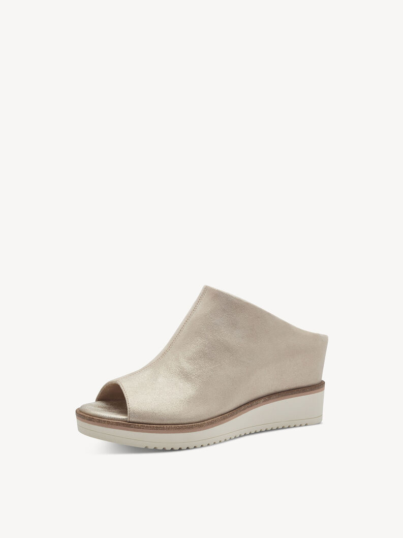 Leather Mule - beige, CHAMPAGNE, hi-res