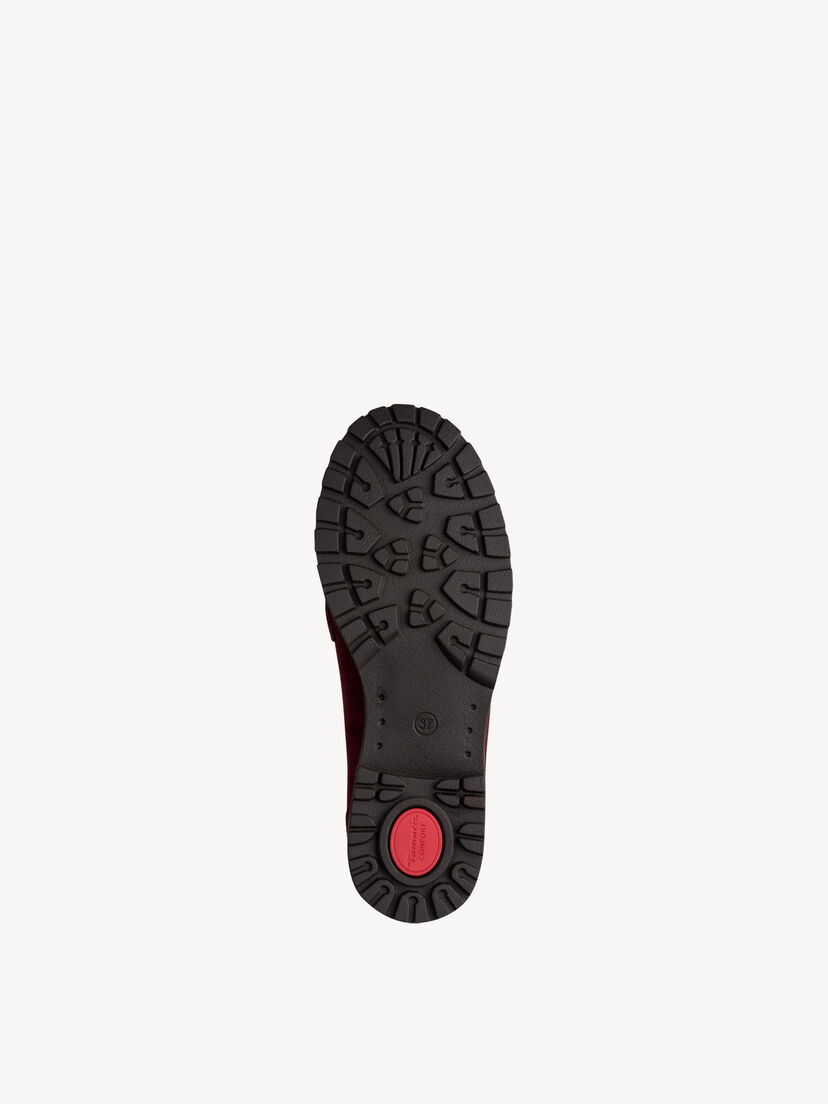 Leren Instappers - rood, CRANBERRY, hi-res