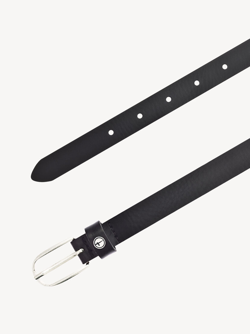 Leren Riem - zwart, zwart, hi-res