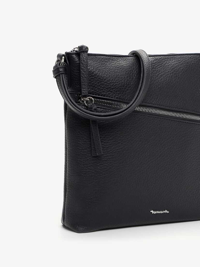 Schoudertas - wit, navy, hi-res