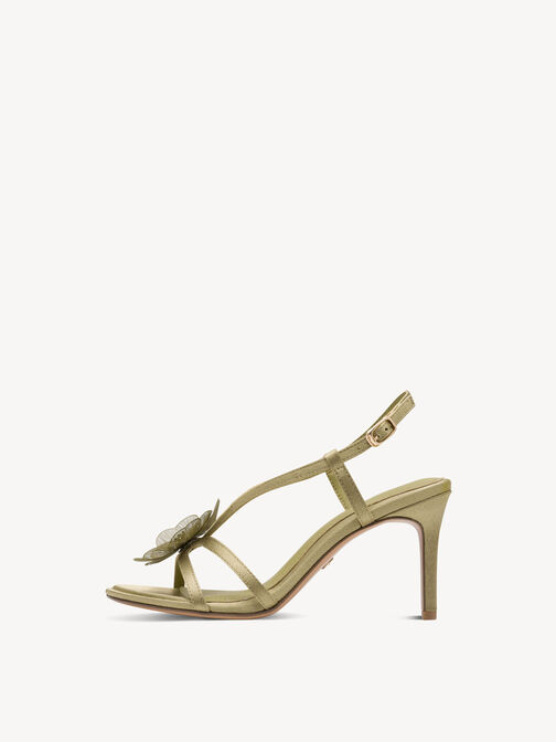 Heeled sandal, OLIVE, hi-res