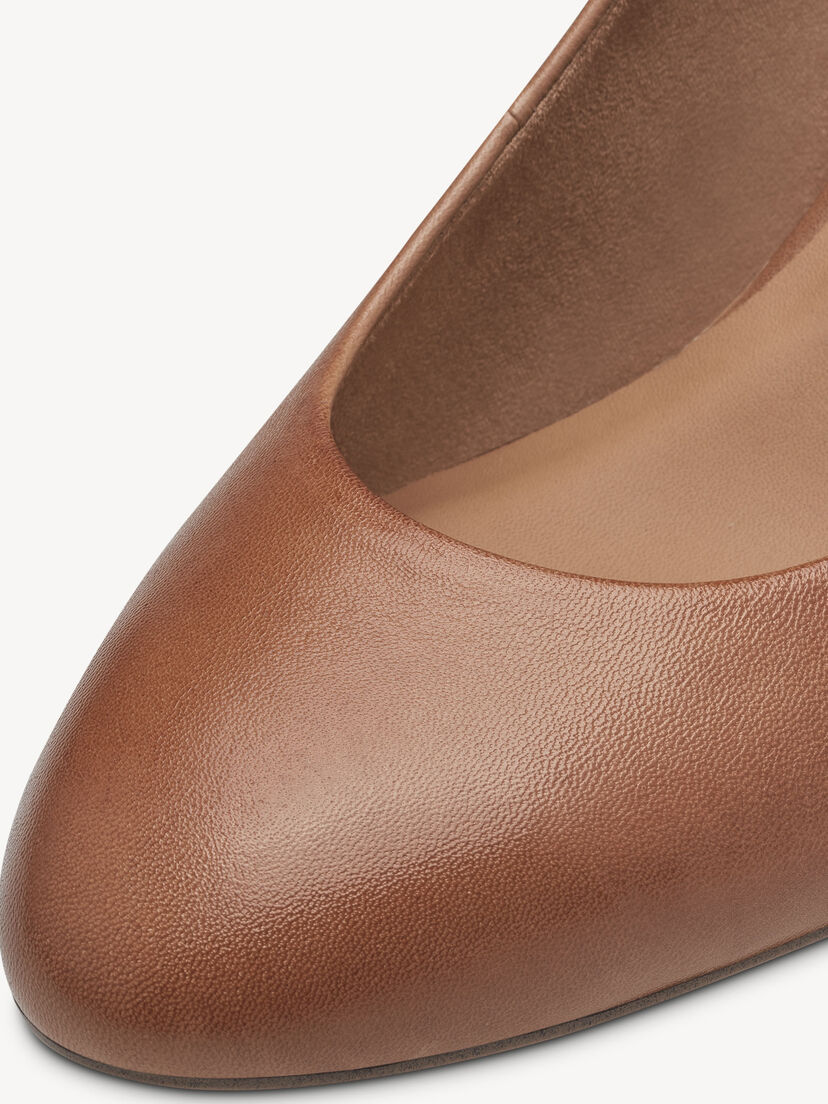 Leren Pumps - bruin, cognac, hi-res