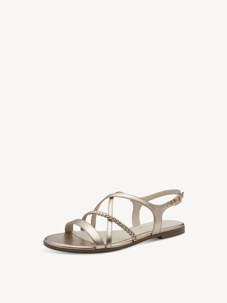 Sandal - guld, LIGHT GOLD, hi-res