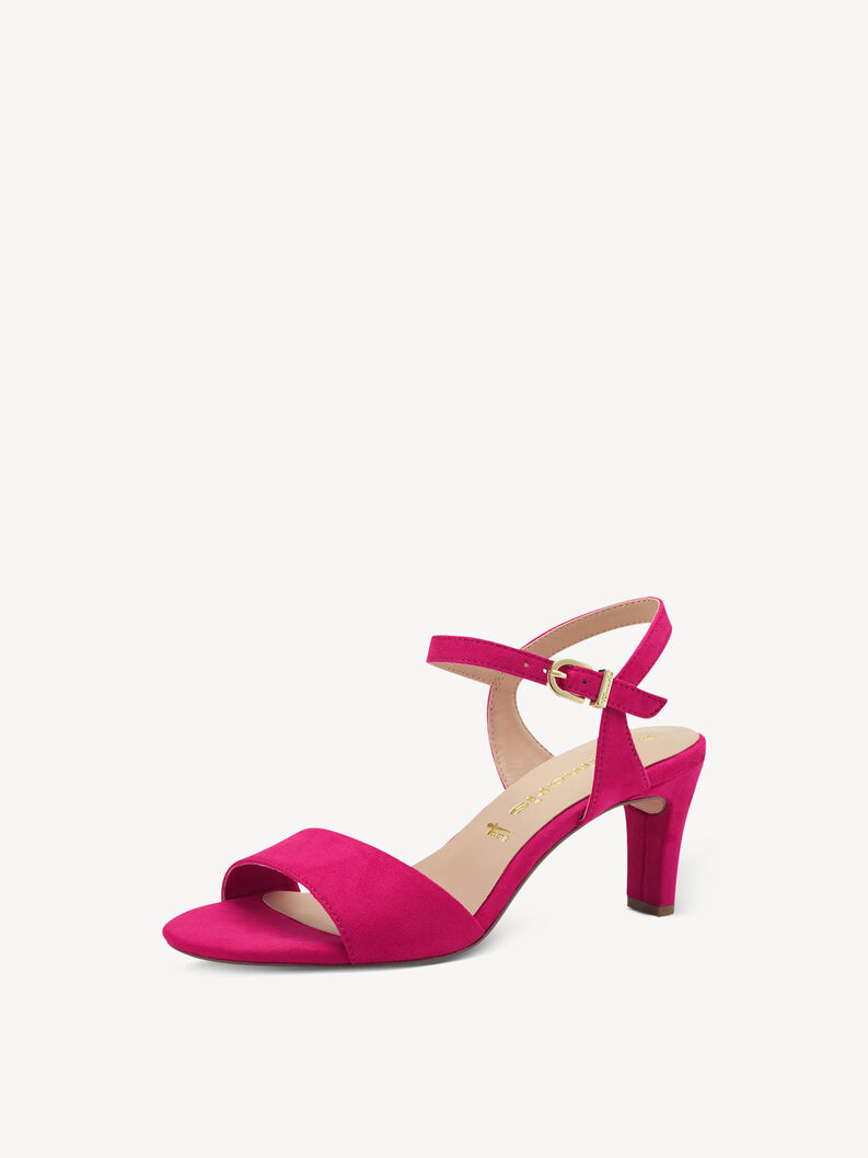 Heeled sandal - pink, FUXIA, hi-res