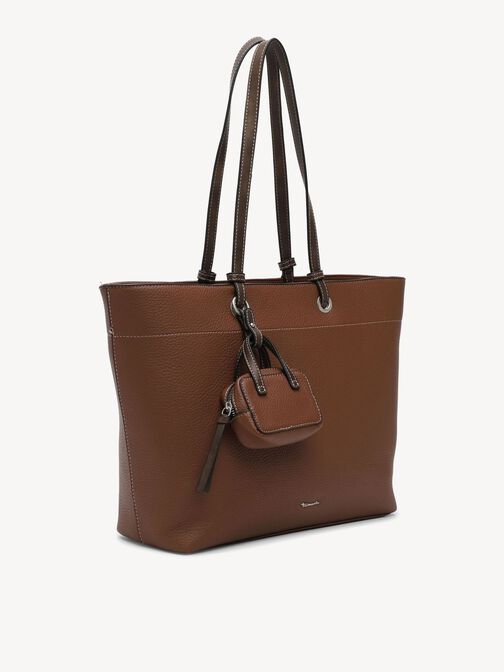 Sac cabas, cognac, hi-res