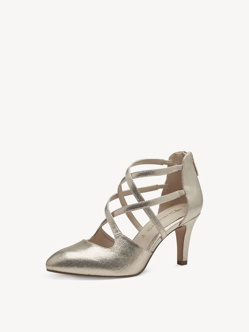 Pumps - guld, LIGHT GOLD, hi-res