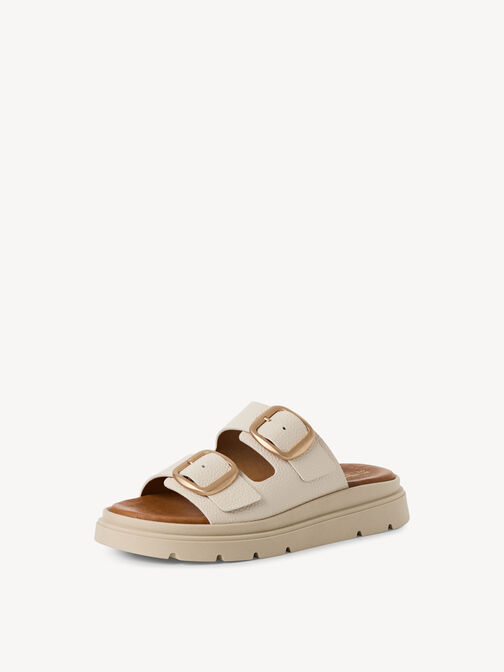 Mule, IVORY LEATHER, hi-res