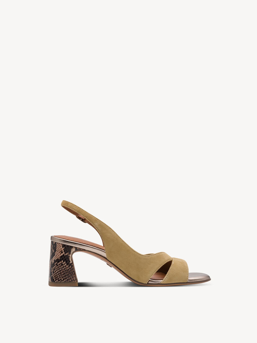 Leren Sandaaltje - beige, TAN COMB, hi-res