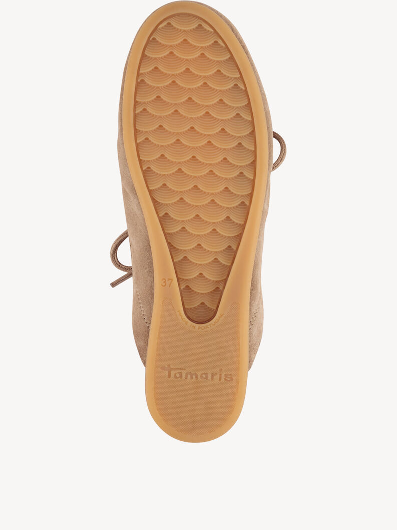 Leather Heeled sandal - beige, TAUPE, hi-res