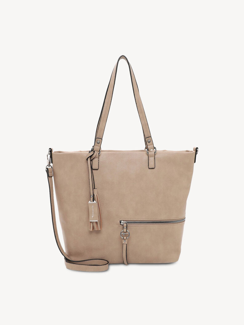 Τσάντα για ψώνια - καφέ, taupe, hi-res
