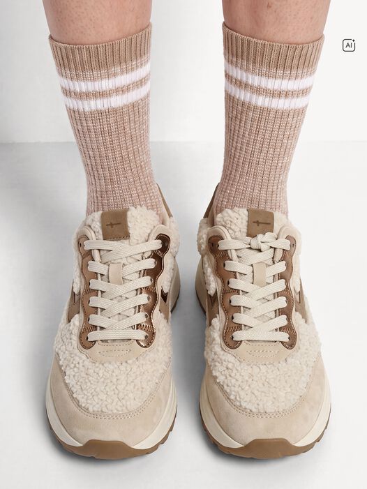 Sneaker, BEIGE SUEDE, hi-res