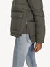 Quilted jacket - green warm lining, dunkel khaki, hi-res