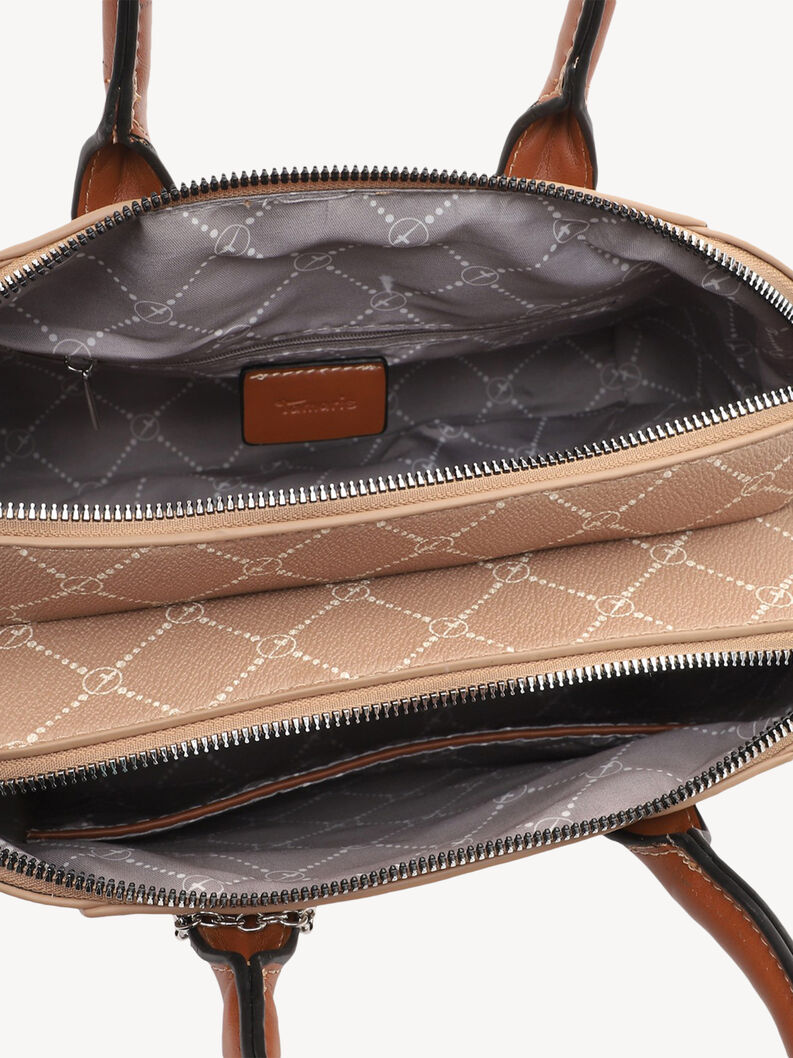 Sac bowling - beige, sand/cognac, hi-res