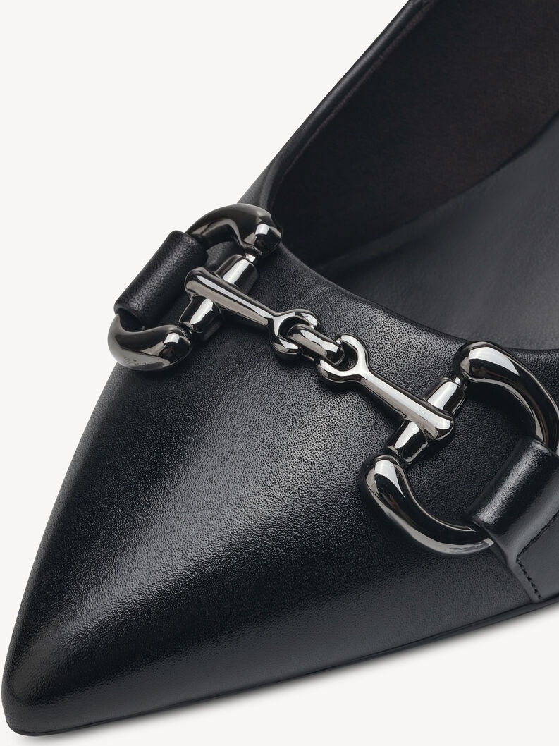 Leather Pumps - black, BLACK, hi-res