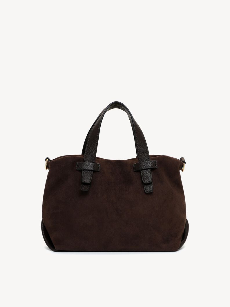 Shopping bag, brown, hi-res