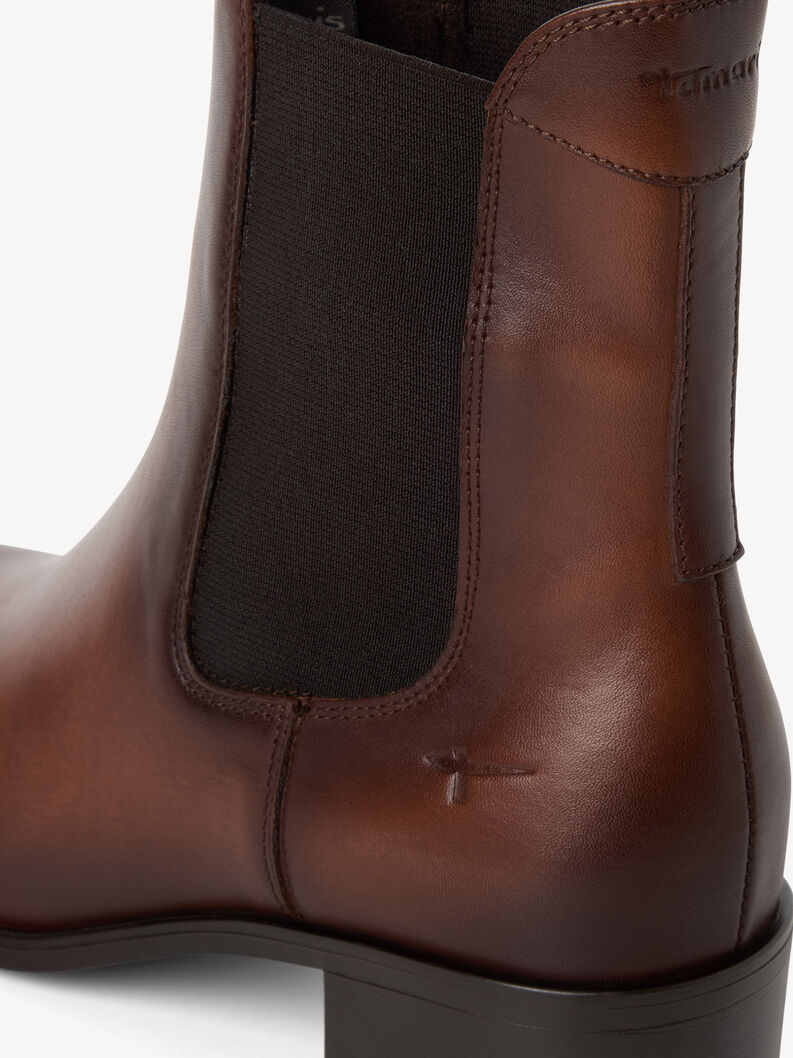 Leather Chelsea boot - beige, CUOIO, hi-res
