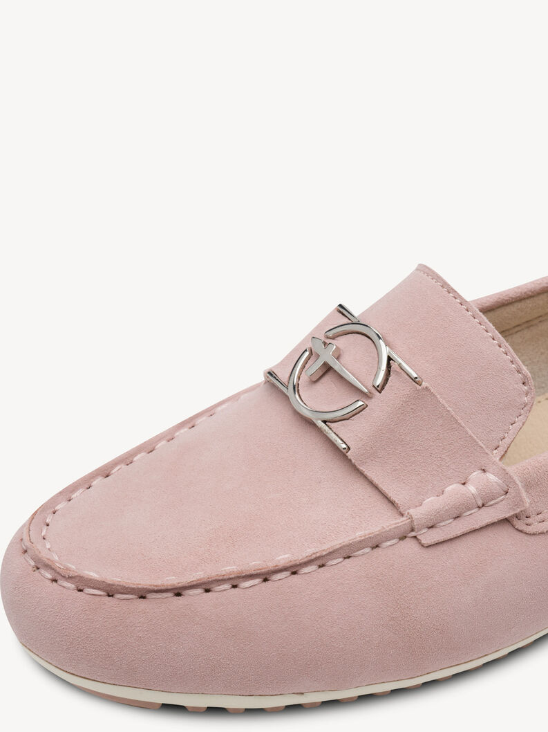 Ledermoccassin - rosa, ROSE, hi-res