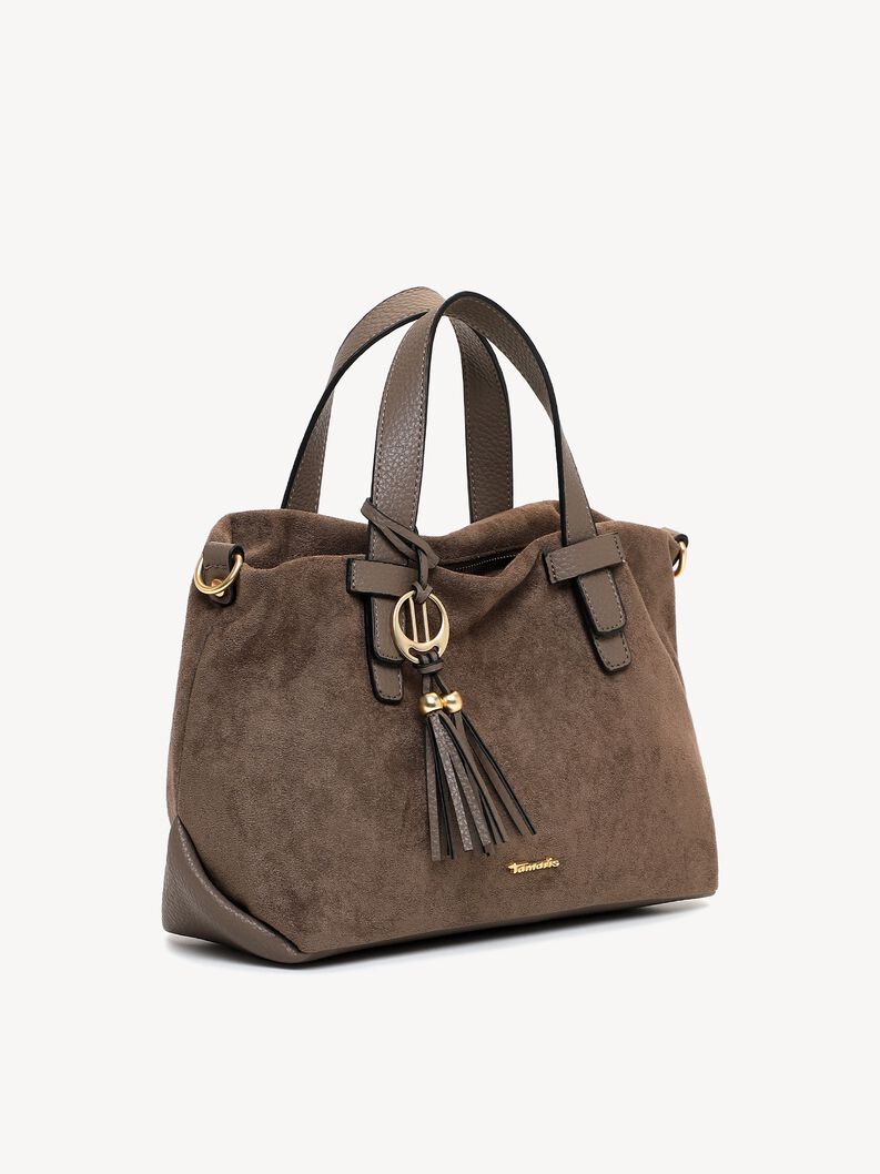 Shopping bag - brown, taupe, hi-res