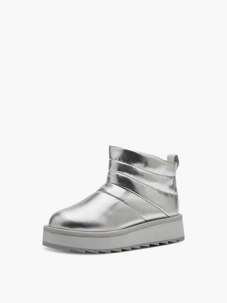 Stiefelette - silber Warmfutter, SILVER, hi-res