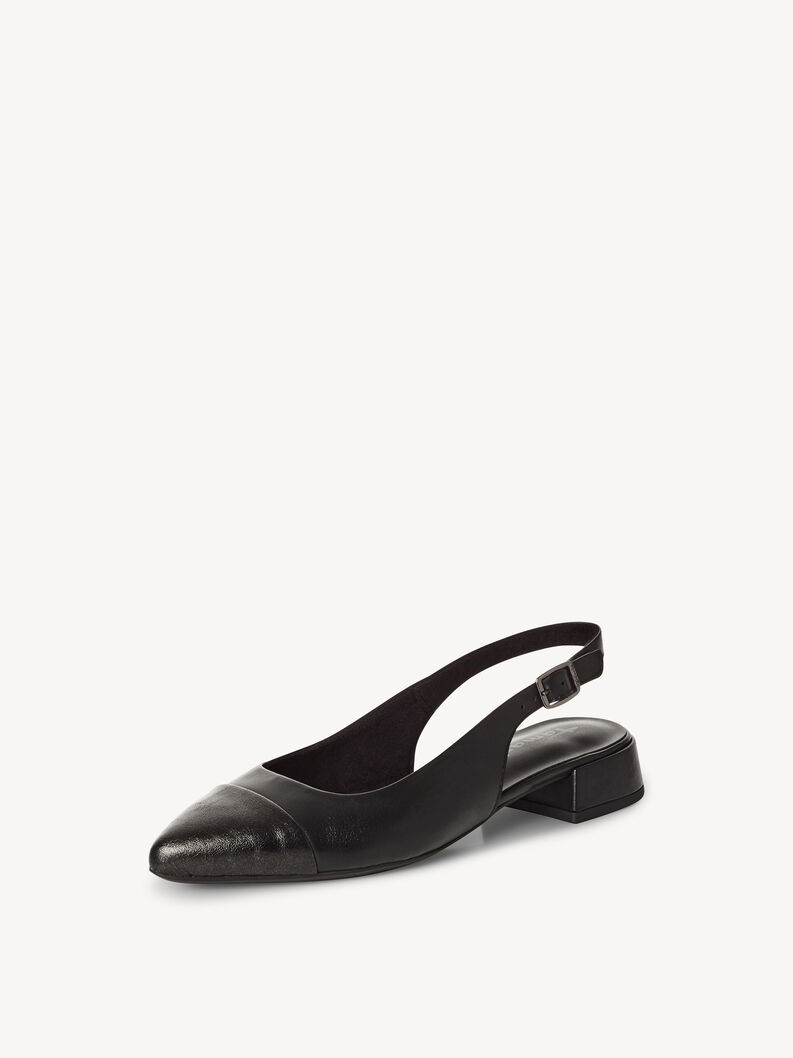Slingpumps - schwarz, BLACK COMB, hi-res