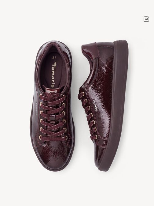 Sneaker, BURGUNDY PAT., hi-res