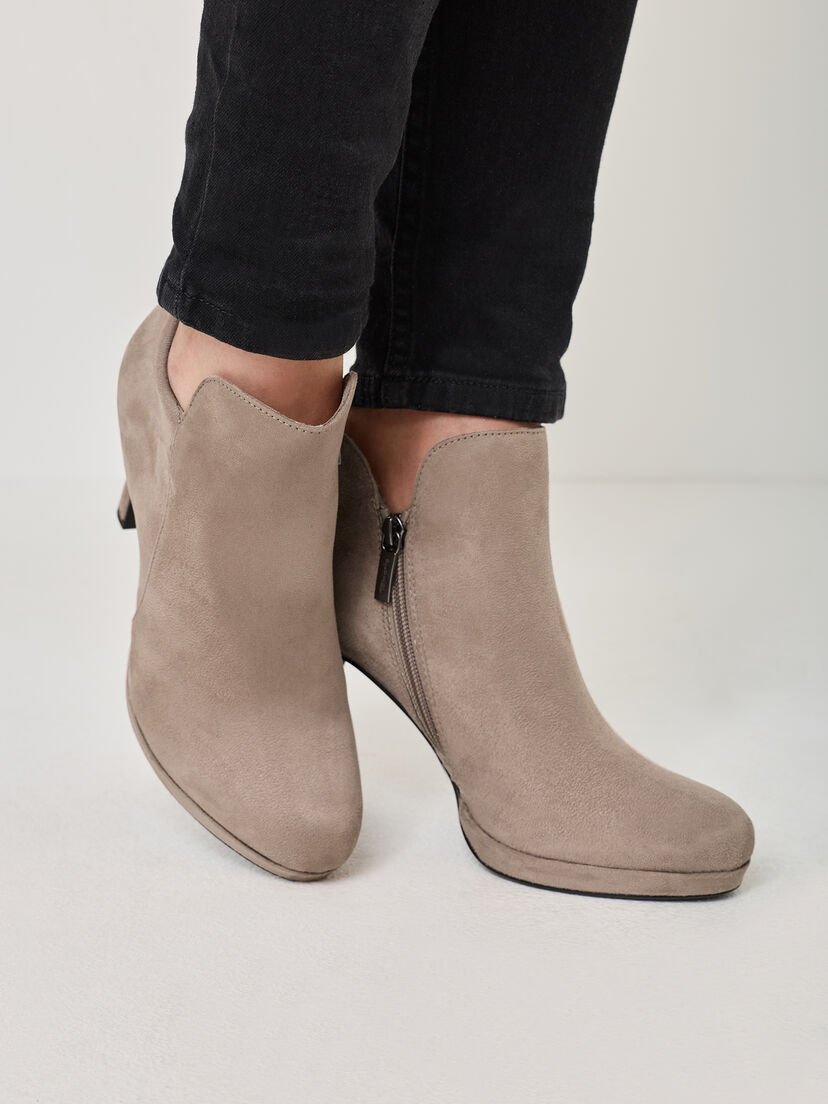 Enkellaarsje - beige, TAUPE, hi-res