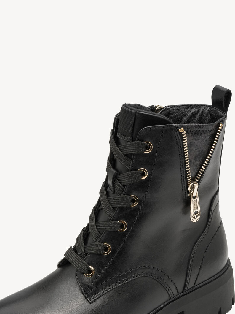 Stiefelette - schwarz, BLACK/GOLD, hi-res