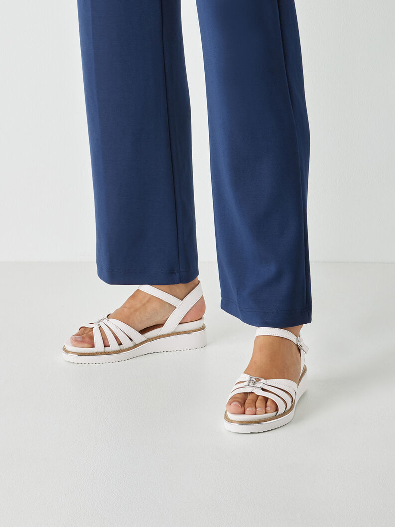 Sandale &agrave; talon, WHITE, hi-res