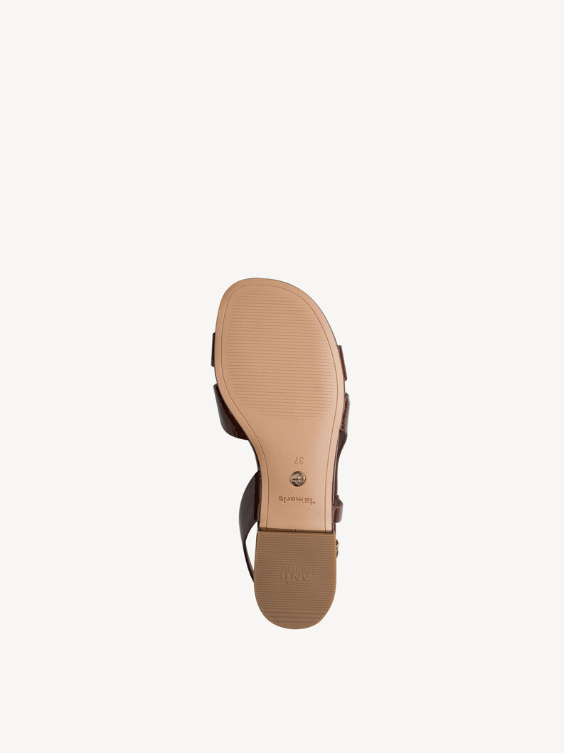 Sandale - marron, COGNAC PATENT, hi-res