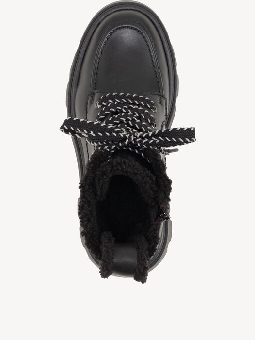 Enkellaarsje, BLACK LEATHER, hi-res