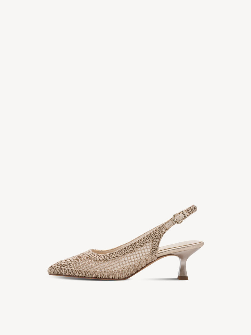 Slingpumps - metallic, LIGHT GOLD, hi-res
