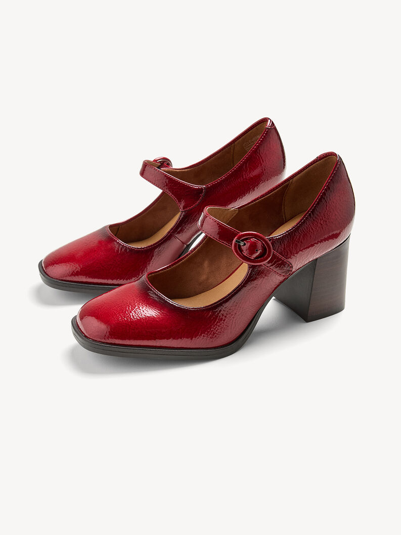 Pumps, RED PATENT, hi-res