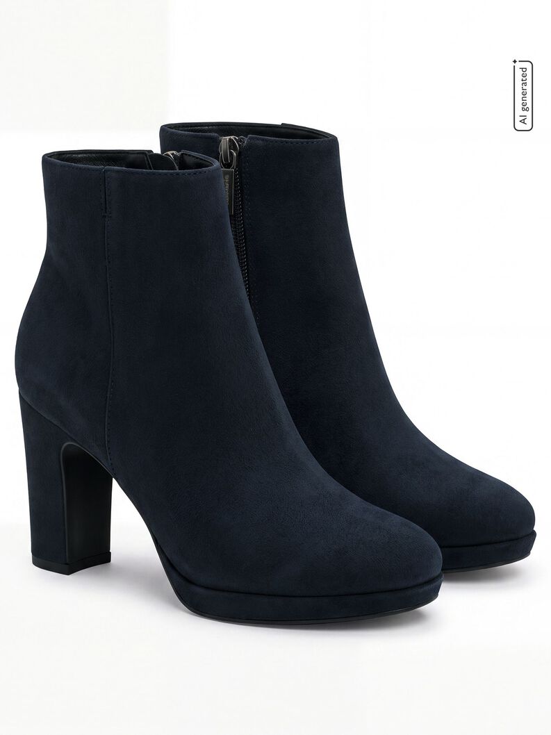 Bottine - bleu, NAVY, hi-res