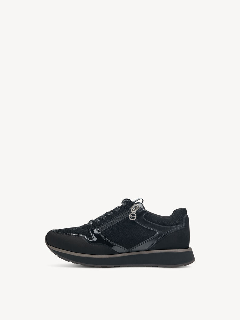 Sneaker - sort, BLACK STRUCT., hi-res