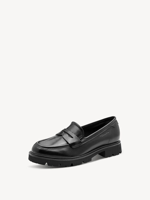 Slipper en cuir, BLACK NAPPA, hi-res