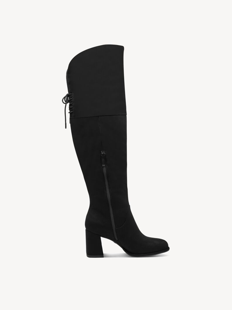Overknee boots - black, BLACK, hi-res