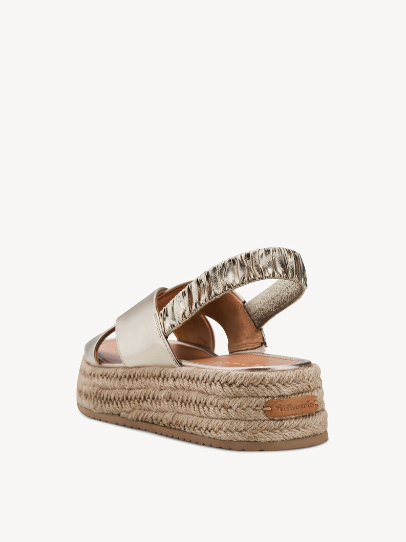 Heeled sandal, LIGHT GOLD, hi-res