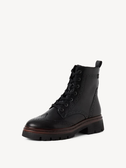 Bottine, BLACK LEATHER, hi-res