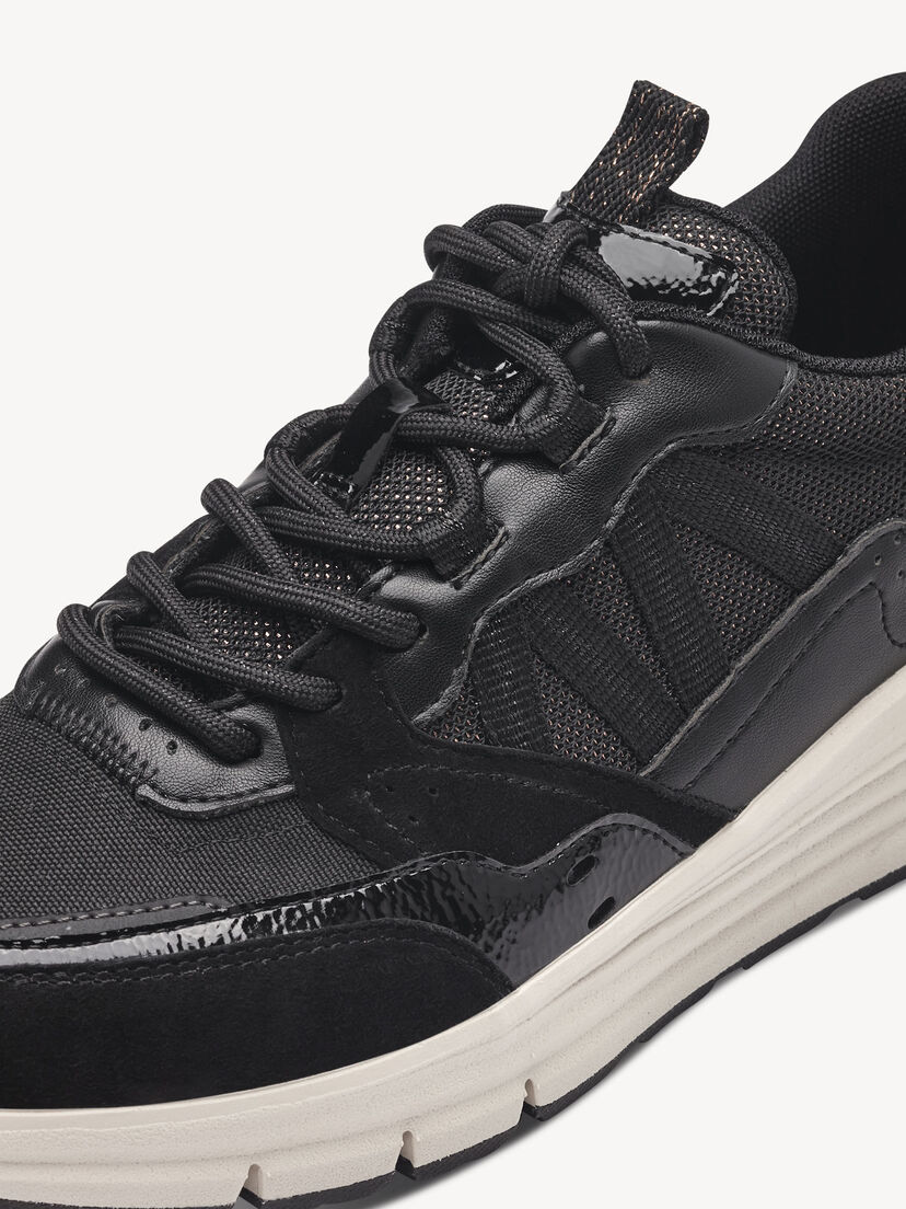 Leren Sneaker - zwart, BLACK COMB, hi-res