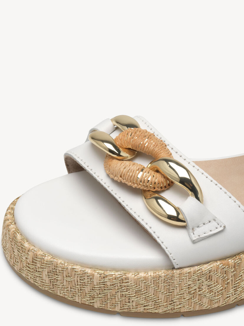 Leren Sandaaltje - wit, WHITE, hi-res